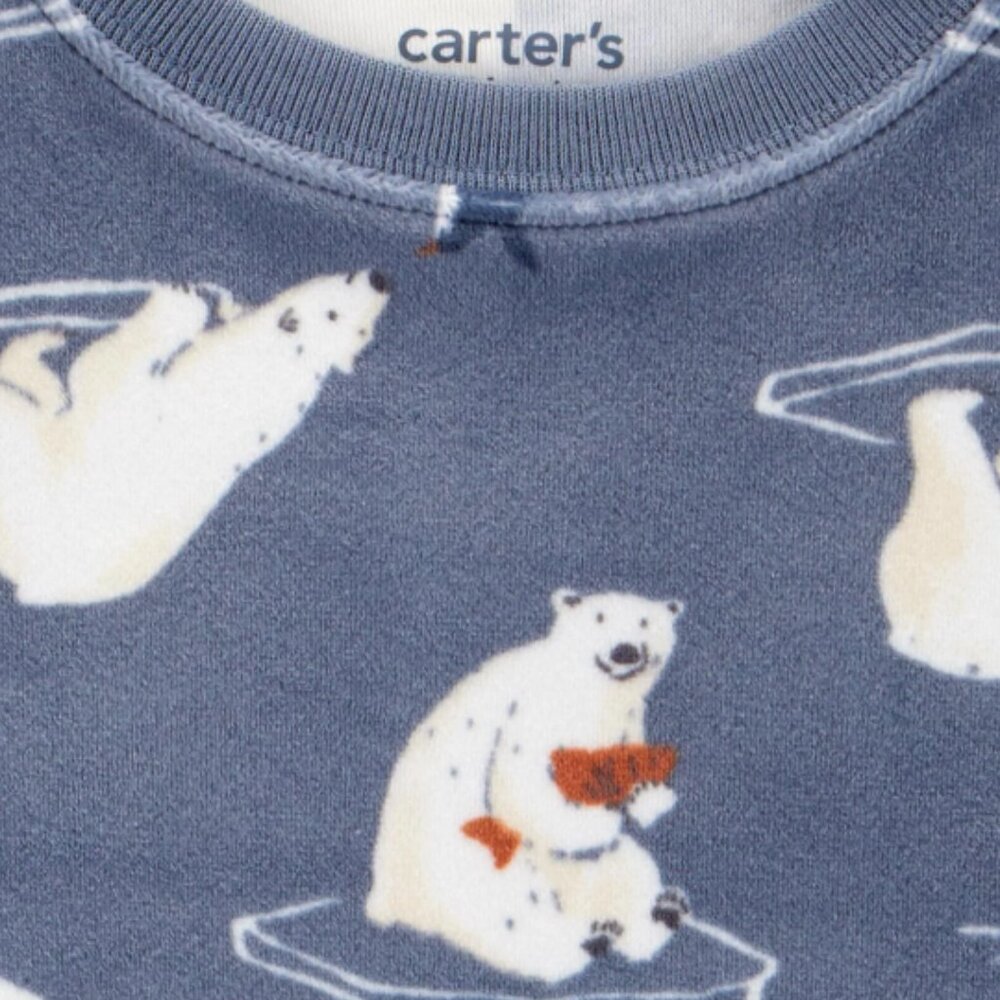 Carter's Baby Cozy Pajama Set 2-Piece - Picture 3 of 3